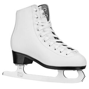 Lake Placid Cascade Girl's Figure Ice Skates White Size 13